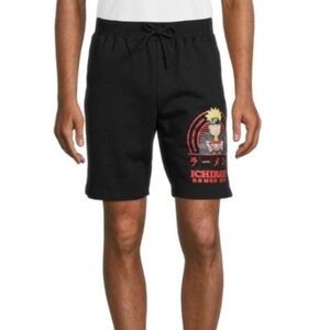 Naruto Ramen graphic jogger shorts Black Size Large / 36-38